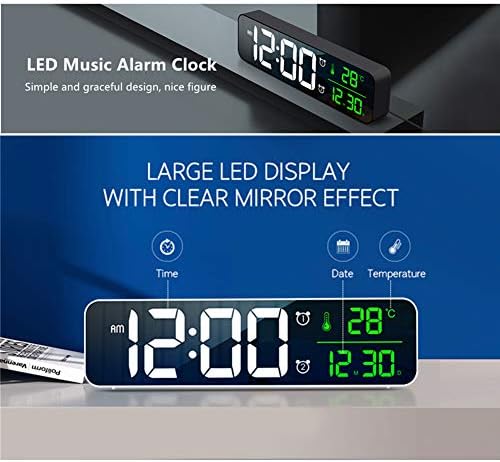 Digital Clock, Clock for Bedroom, Clocks for Living Room Decor, Desk Table Clock - Image 3