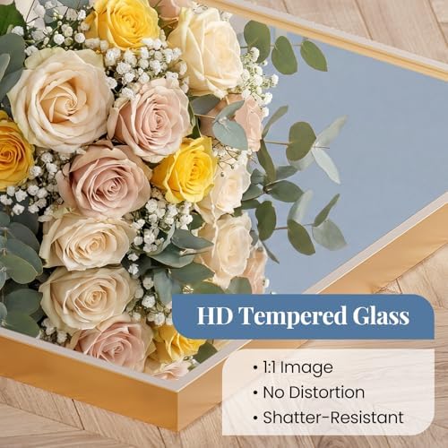 DUMOS 30"x40" Rectangle Wall Mirror, Bathroom Mirrors - Image 3