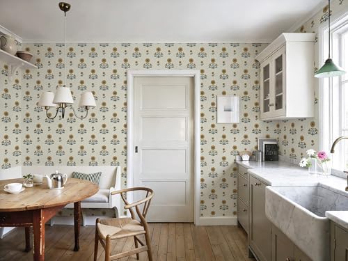 Vintage Floral Wallpaper Floral Peel and Stick Wallpaper - Image 6