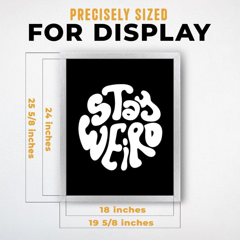 InkFlow Posters Stay Weird Canvas Poster - Image 3