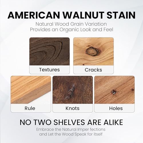 Floating Shelves for Wall, Farmhouse Wooden Shelf for Living Room, Bathroom and - Image 5