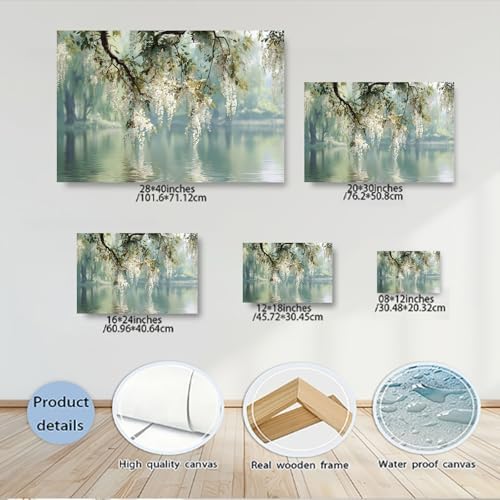 Serene Landscape Canvas Wall Art - Image 5