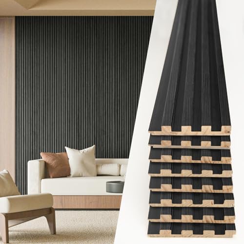 Art3d 108 x 5.7 Inch Slat Wood Wall Paneling by Art3d