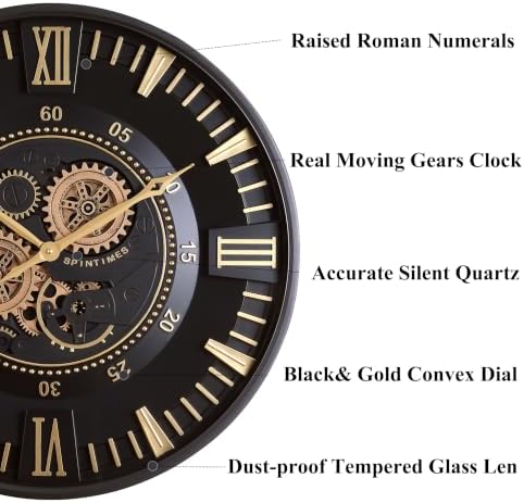 CLXEAST 24 Inch Wall Clock - Image 3