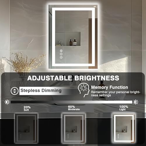 EchosLife 24"x32" LED Bathroom Mirrors - Image 5