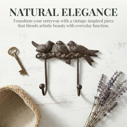 Vintage Cast Iron Bird Wall Hook - Image 5