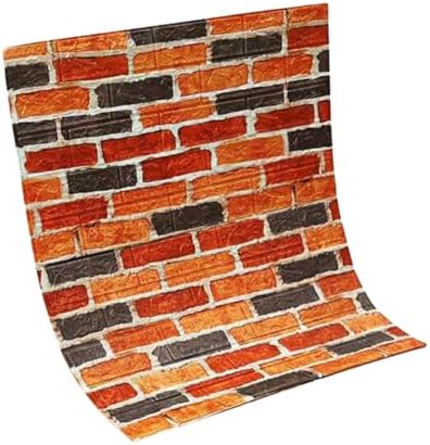 Queenbox 27.6x39.4 in Faux Brick Peel and Stick Foam Soft Waterproof Wall Panel by Queenbox