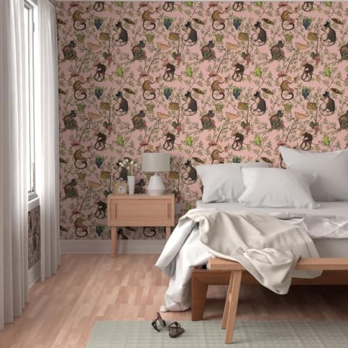 Spoonflower Antique Chinoiserie Peel and Stick Wallpaper - Image 5