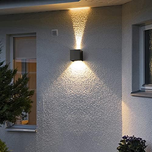 4 Pack LED Outdoor Sconces Wall Lights 20W Exterior/Interior Up and Down Lights - Image 2