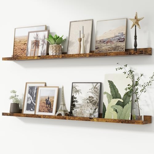 Picture Ledge Shelf, Long Floating Shelves by FLYJOE
