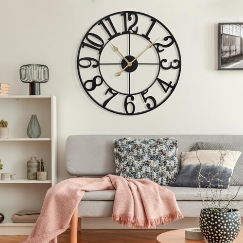Large Wall Clock for Living Room Decor - Image 2