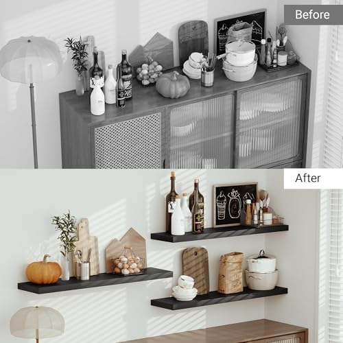 Vivelove Single Floating Shelves 48x10” Set of 1 - Image 4