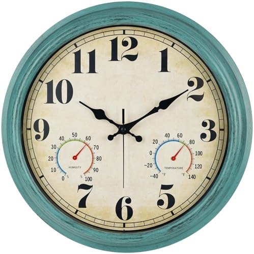 zyzamay 16 Inch Outdoor Clock by ZYZAMAY