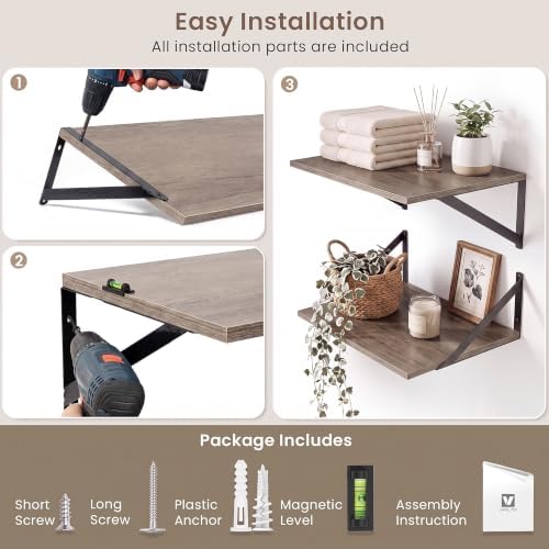 6" Deep Wall Shelves 24x6 Inch - Image 7