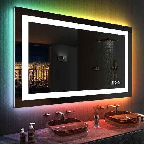 LOAAO 48"X28" LED Bathroom Mirror by LOAAO