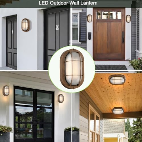 WISBEAM LED Bulkhead Light Bronze, Outdoor LED Wall Light - Image 5