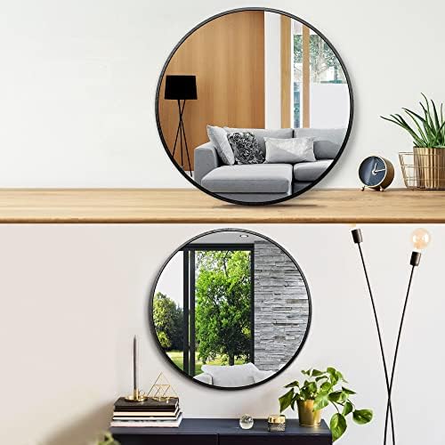 Itrue Round Metal Wall Mirror, 12 Inch - Image 3