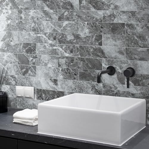 AULIGET 40-Piece Polished Grey Marble - Image 5