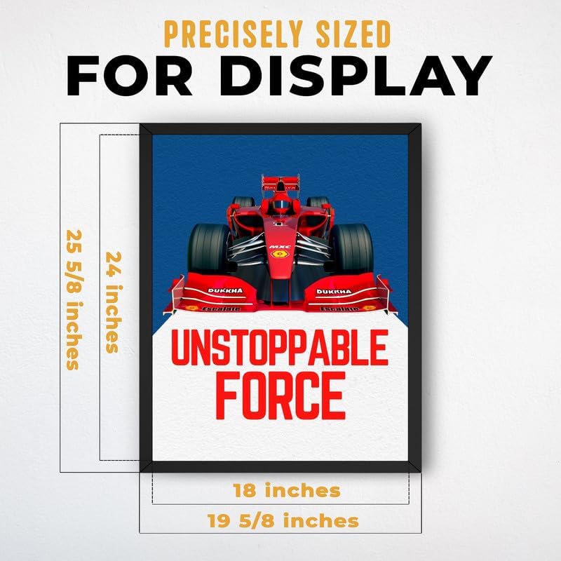 InkFlow Posters Racing Car Canvas Poster - Image 3