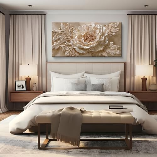 Tsomzxng Modern Canvas Flower Wall Art Decor - Image 2