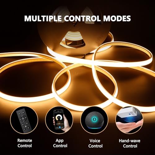 V4light LED Strip Lights for Slat Wall Recessed, 16.4ft Smart Dimmable - Image 2
