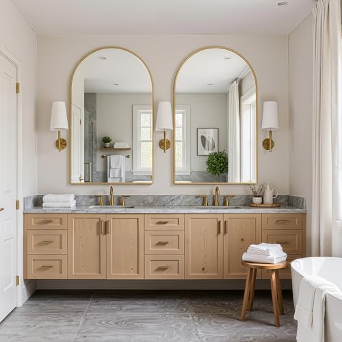 FICTOR 30" x 50" Arched Bathroom Vanity Mirror - Image 6