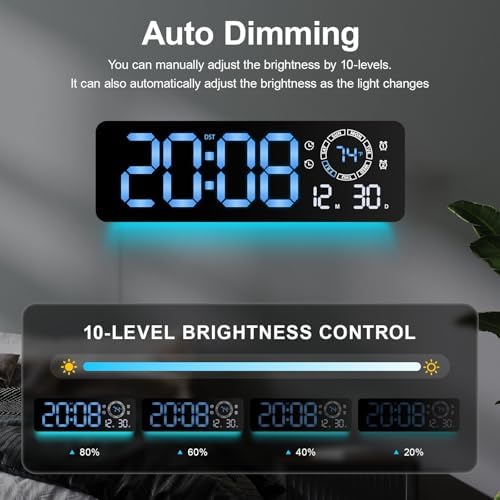 16-inch Jumbo Display Digital Clock - Image 4