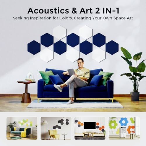Self-Adhesive Acoustic Panels, 2nd Generation Sound Absorbing Panel, - Image 5