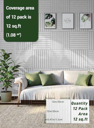 Waister Soundproof Wall Panels, 0.47 Inch Thick High Density-White - Image 5