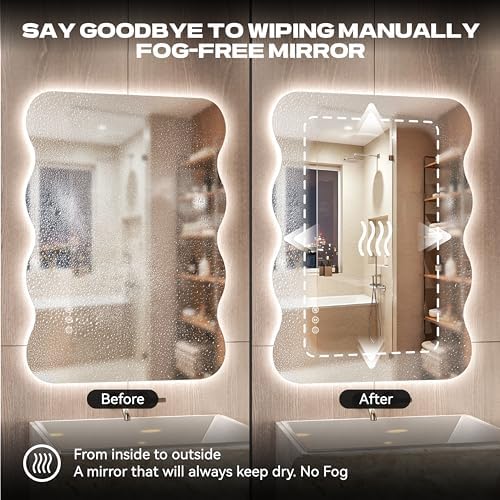 Hasipu 55"x30" Wavy Mirror - Image 4