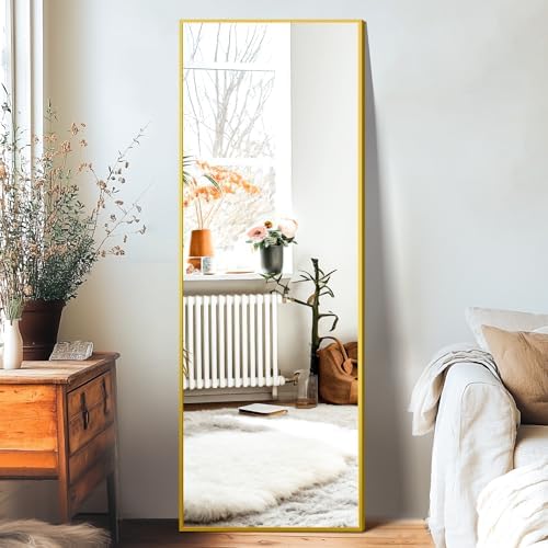TRAHOME Full Length Floor Mirror 56"x15", Large Standing Body Mirror - Image 4
