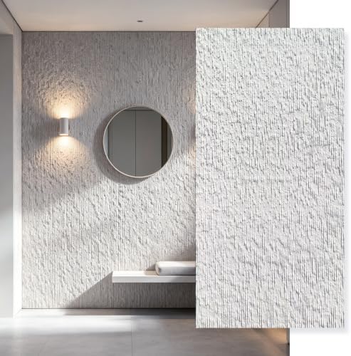 5 PCS 47.2"x23.6"3D Faux Stone Wall Panels by MOPKIUTR