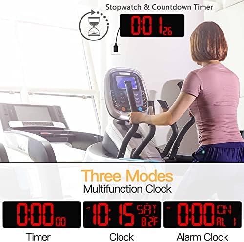XREXS 17.2 Inch Large Digital Wall Clock - Image 4