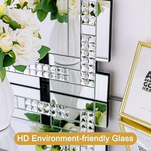 Chende Rectangular Elegant Living Room Mirror - Image 2