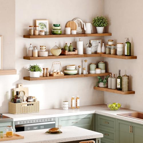 HOOBRO 70.9" Floating Shelves for Wall - Image 2