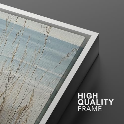 MUDECOR Framed Canvas Print Wall Art Set Coastal Dune Grass - Image 6