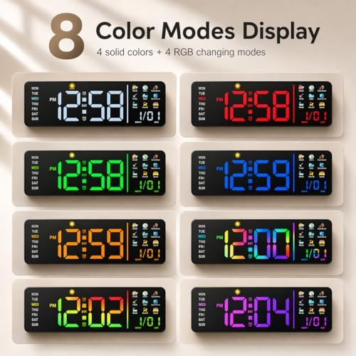 Hoifen 16" Large Digital Wall Clock - Image 3