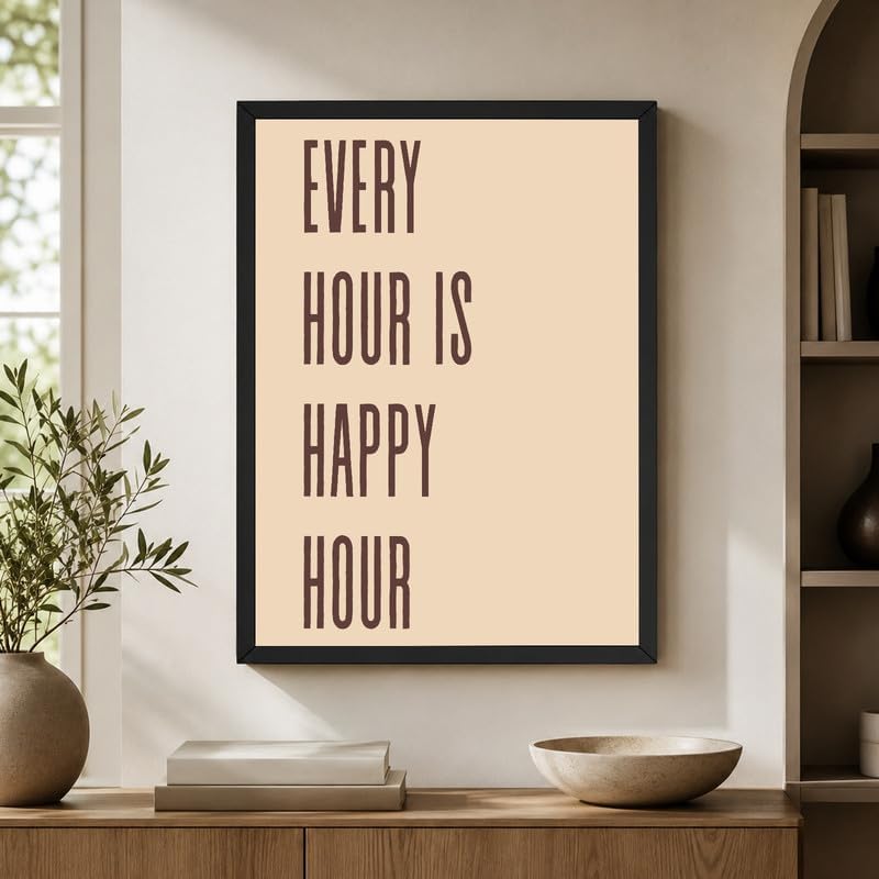 InkFlow Posters Every Hour Happy Hour Canvas Poster - Image 6