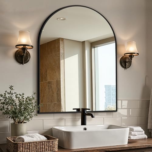 Arched Bathroom Vanity Mirror for Over Sink by LawadaMirror