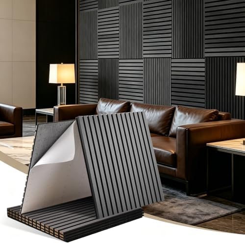 Acoustic Wall Panels, 15.5 Sq. Ft. Decorative Echo-Reducing Wall Panels by Unknown
