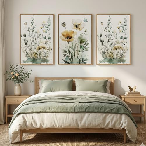 Large Framed Floral Botanical Wall Art - Image 4
