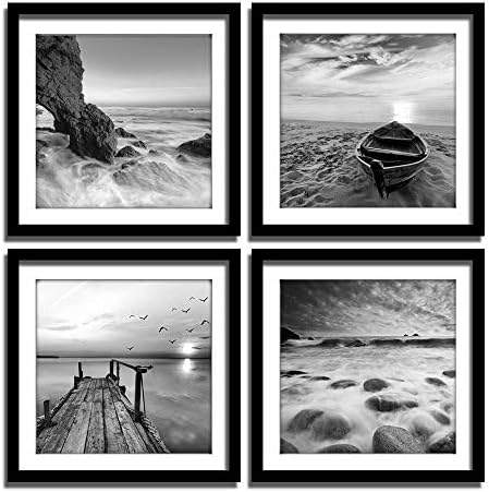 ENGLANT-4 Panels Set Framed Canvas Print by ENGLANT