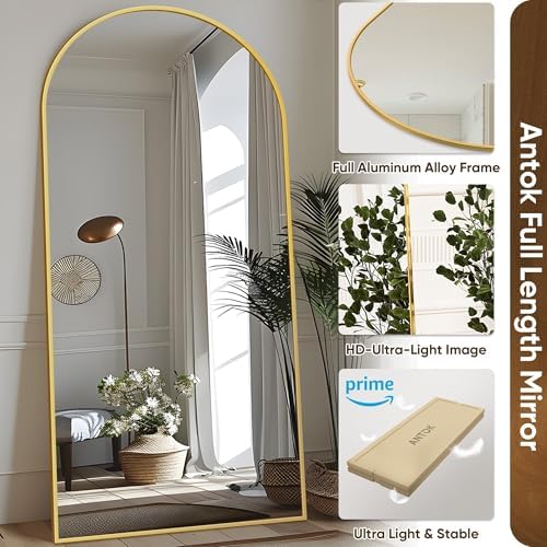 Antok 76" x34” Arched Full Length Mirror - Image 4
