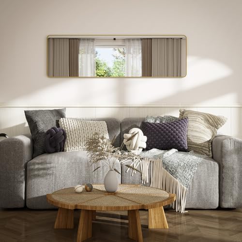 48"x 14" Full Length Door Mirror, Over the Door Mirror - Image 4