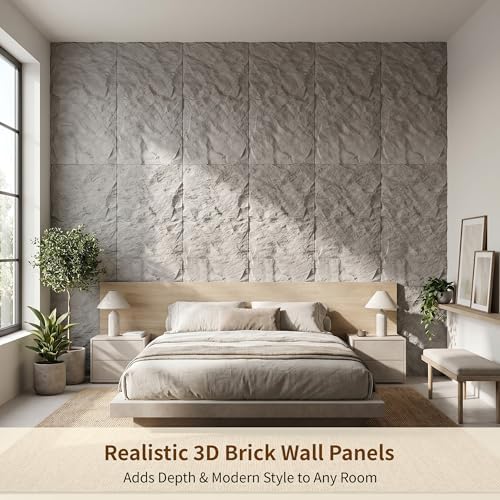 GLALAND 3D Faux Stone Wall Panels - Image 5