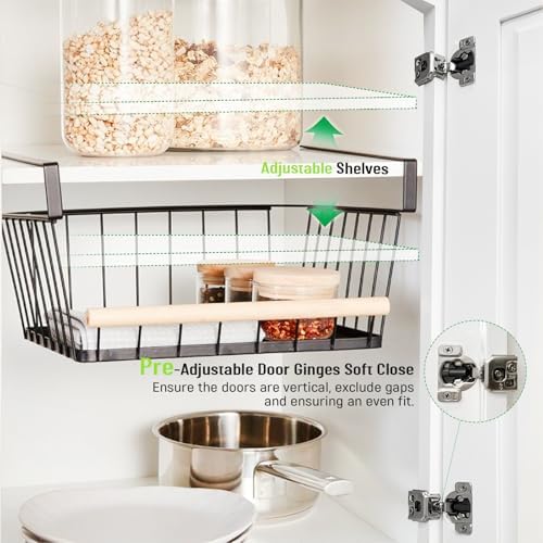 12" W x 36" H White Shaker Single-Door Kitchen Wall Cabinet - Image 6