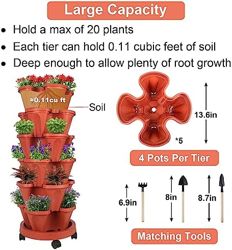 GameXcel Vertical Planter Tower - Image 5