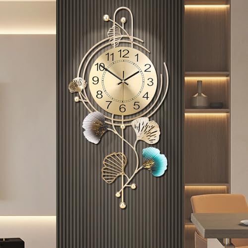 FILLOVE Elegant Metal Wall Clock by Fillovewallclock