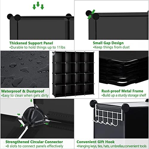 C&AHOME 16 Cube Storage Organizer Cube Shelves Units Storage Cubes - Image 6