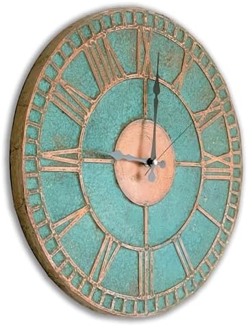 Handmade Copper Wall Clock Artisan Touch in Every Piece by NOOCART